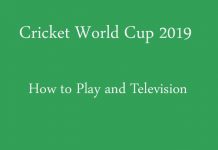Cricket World Cup 2019: How to Play and Television How to Play and Television
